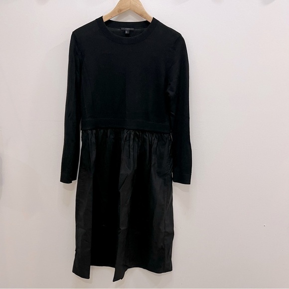 Cos black half knit dress. Like new - Picture 1 of 14